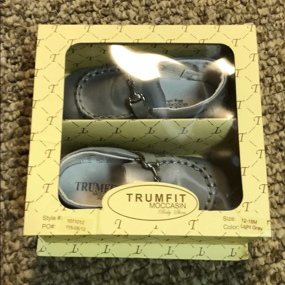 Trumfit 12-18mo leather moccasins NIB - Picture 4 of 4